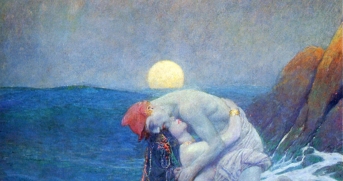 Howard Pyle - The Mermaid (Partial)