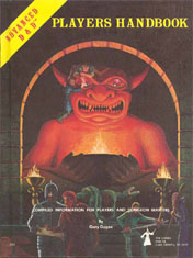 AD&D Player's Handbook - 1st Edition