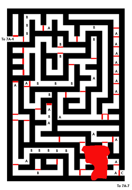 Maze 7A-D - Labyrinth of Flame