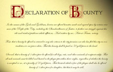 Declaration of Bounty