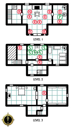Manor House Siege - Encounter Map