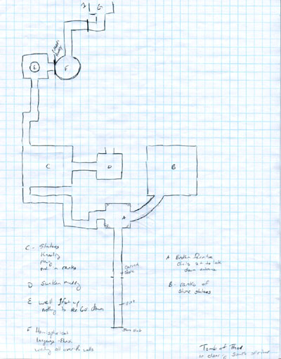 Crypt of Luan Phien - Player's Map 1