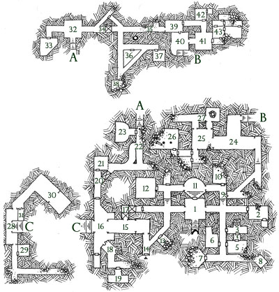 Map of the Ruined temple of Illhan