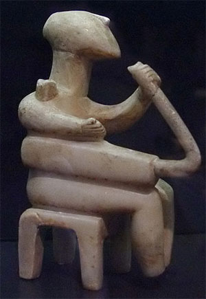 101 Curious Items - Cycladic Harp Player