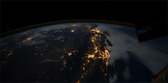 Astronomy Picture of the Day - Flying Over Earth at Night
