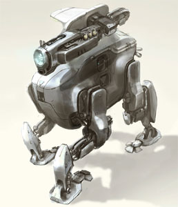 Robot Concept Art - Sean Yoo