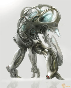 Robot Concept Art - Sean Yoo