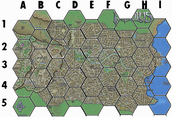 Ptolus - Experimental Hex Map