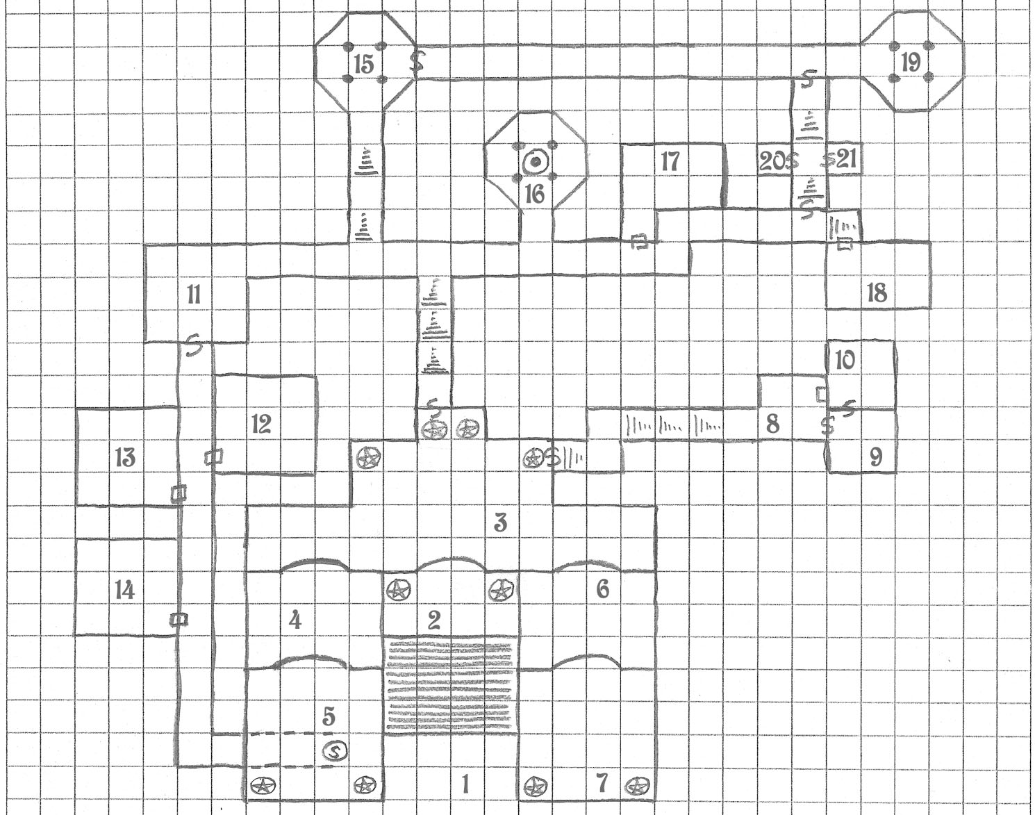 The Sunken Temple of Arn - Map