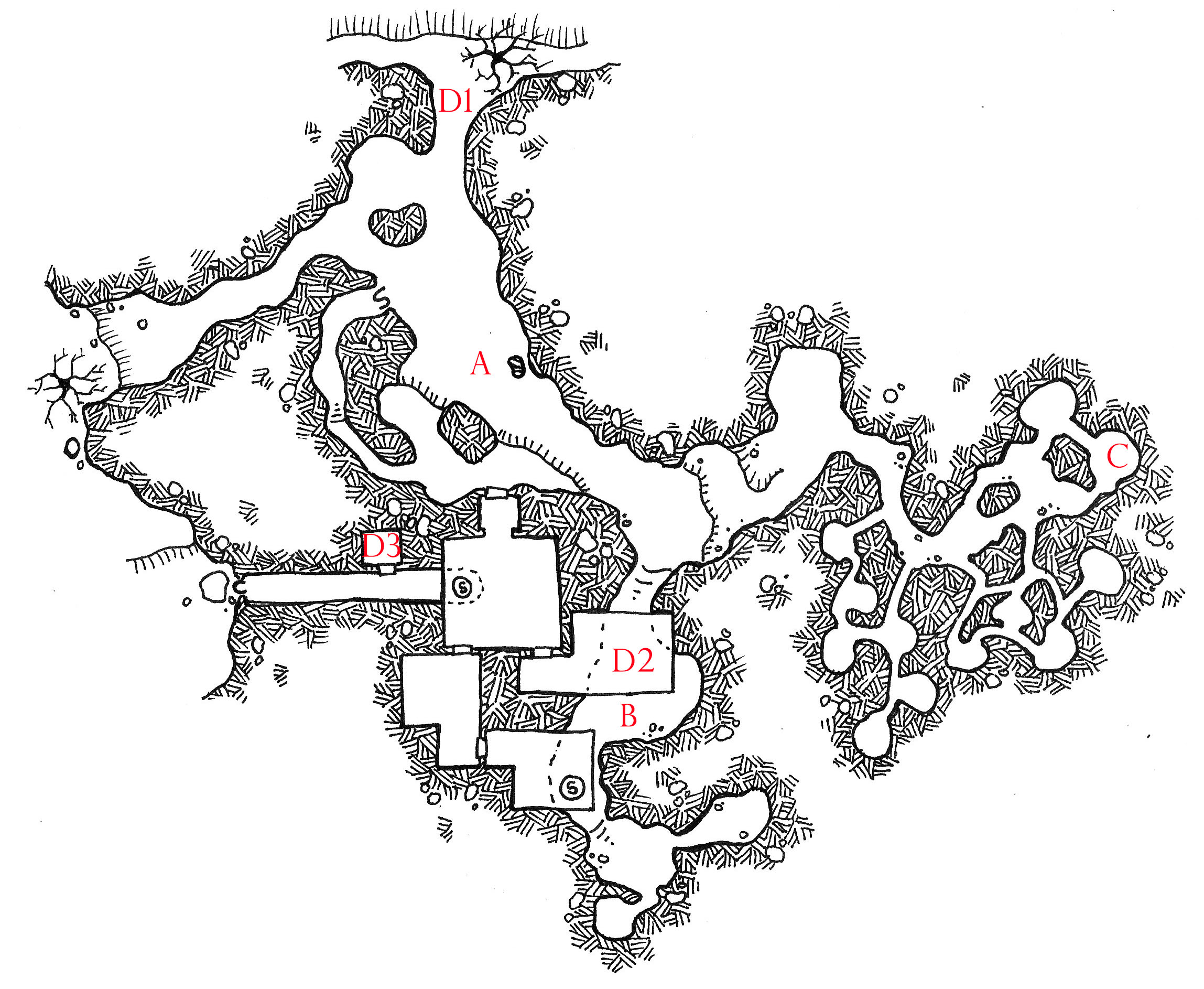 Lost Laboratories of Arn - Map Courtesy of Dyson Logos