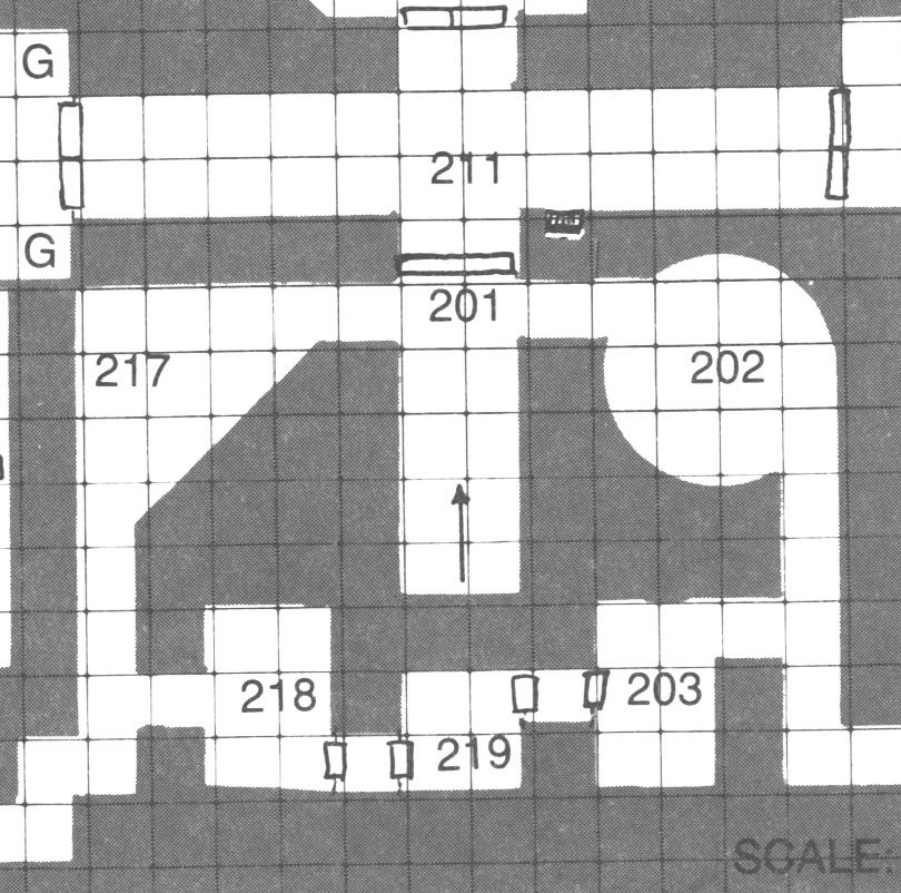 Sample Map - Temple of Elemental Evil (Gary Gygax)
