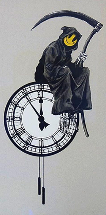 Death on a Clock - Banksy