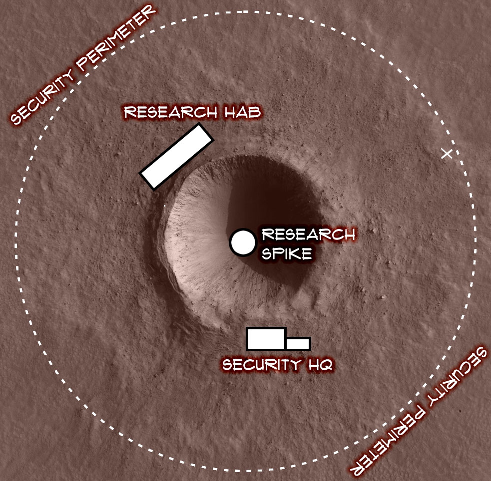 Map - Crater X-91