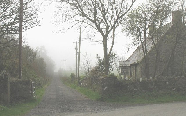 Mist Shrouded Road