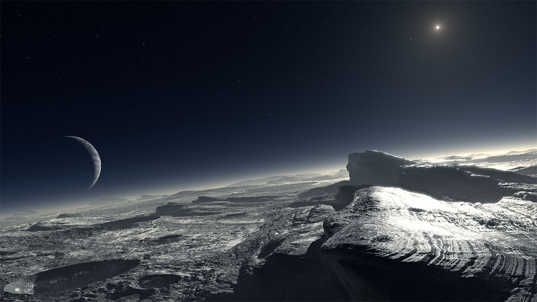 European Southern Observatory - Artist Interpretation of Pluto