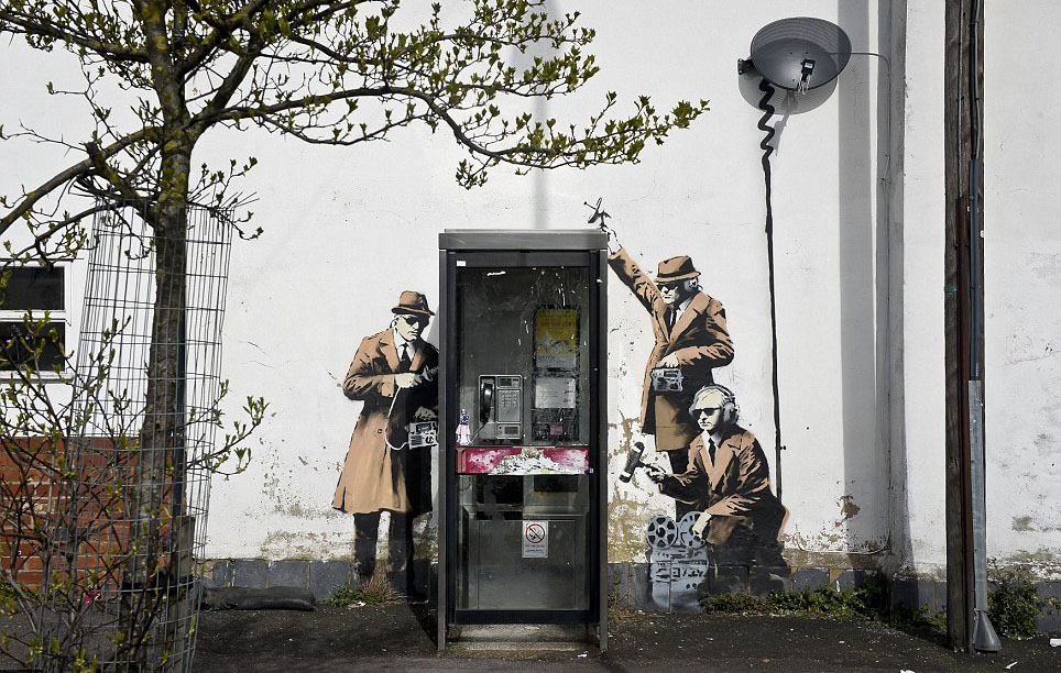 Banksy - Surveillance Team
