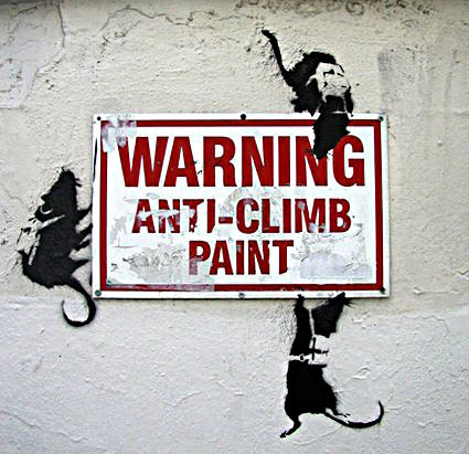 Banksy - Anti-Climb Paint