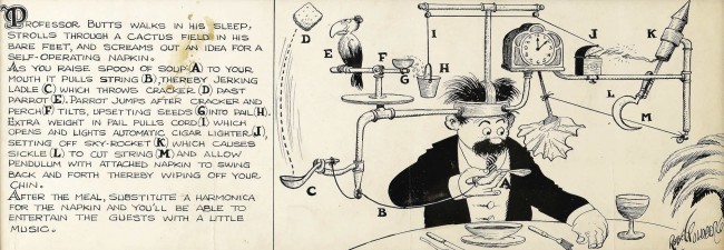 Rube Goldberg - Napkin Machine