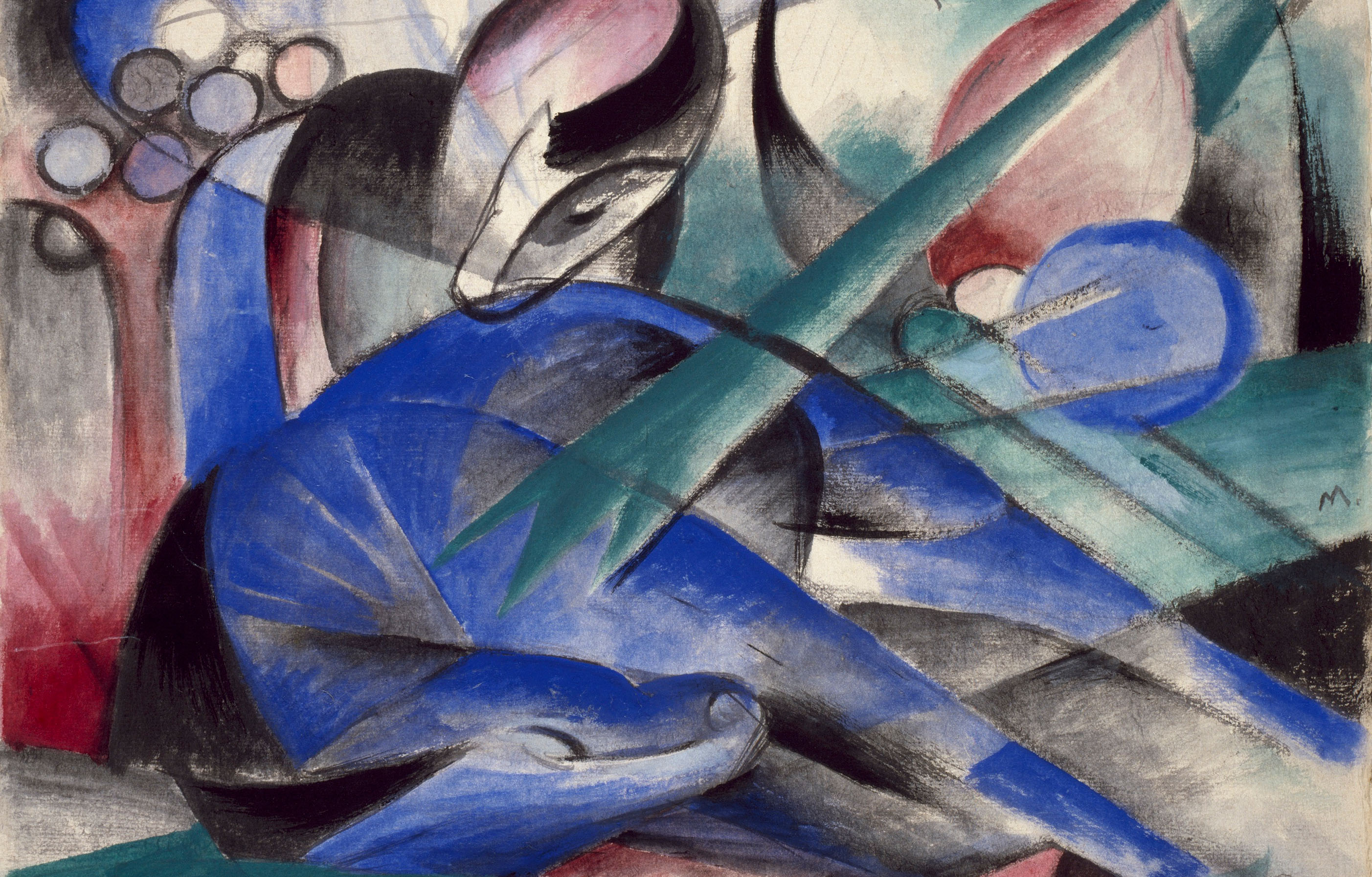 Dreaming Horse - Franz Marc