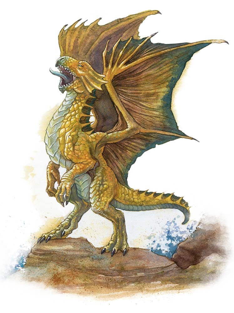 Young Bronze Dragon - Monster Manual (5th Edition)