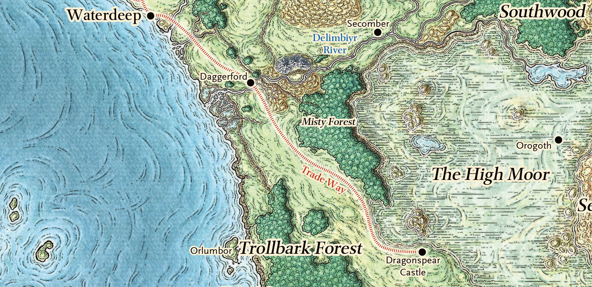 Forgotten Realms - Secomber to Dragonspear Castle