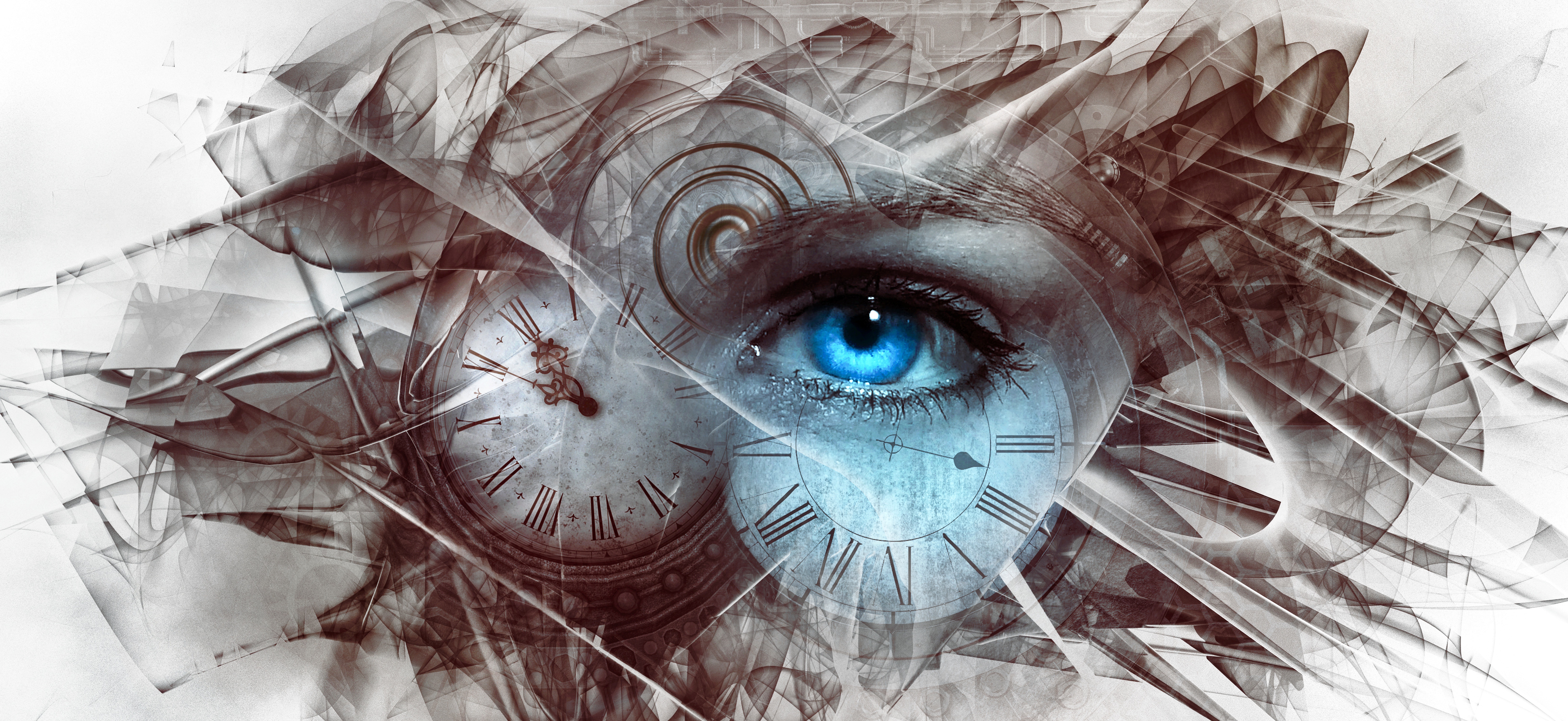 Surreal Eye Time Clock - Kellepics