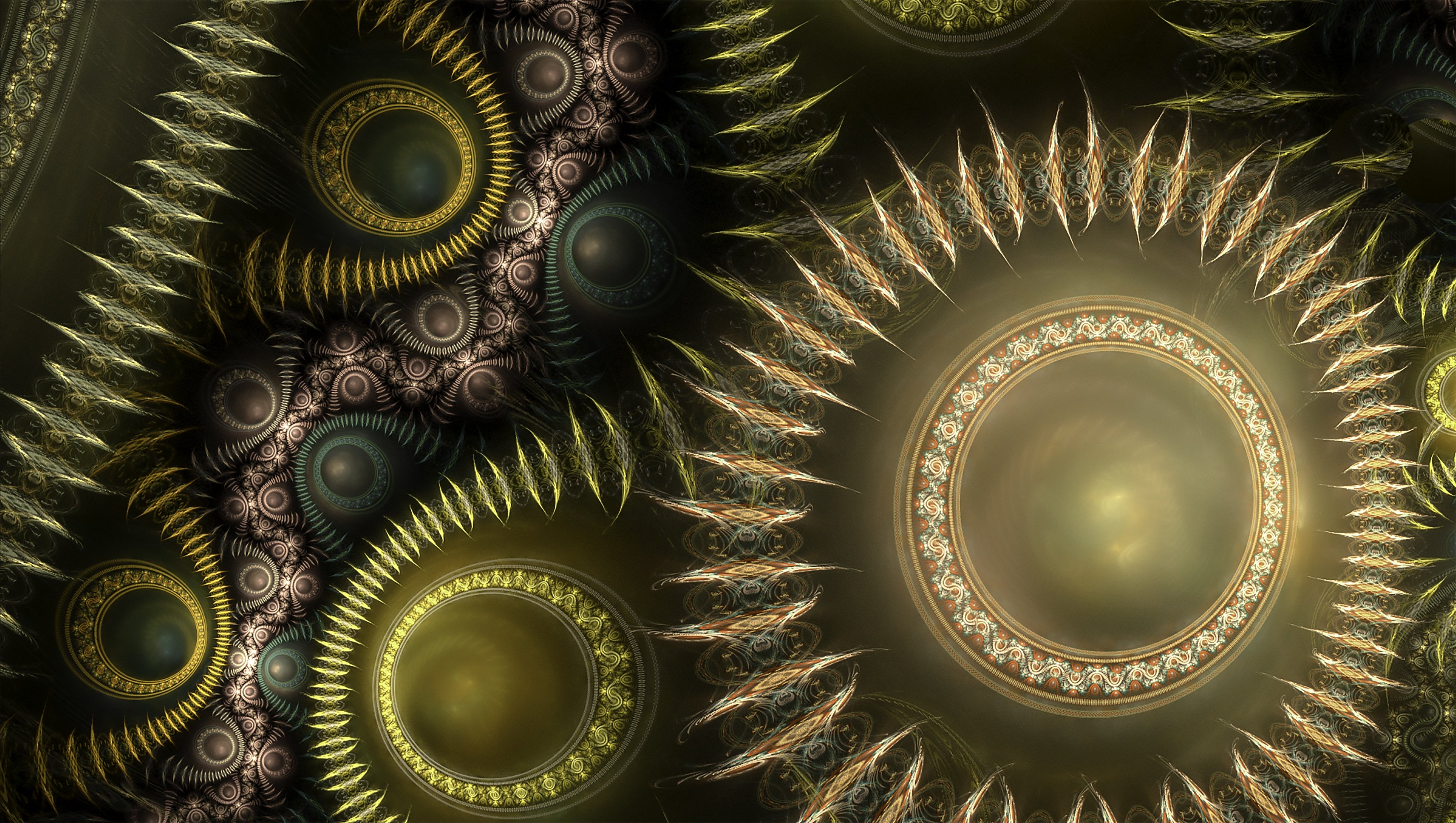 Fractal Steampunk Gears - Barbara A. Lane