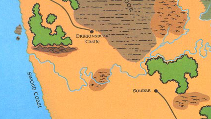 map of faerun 5th edition