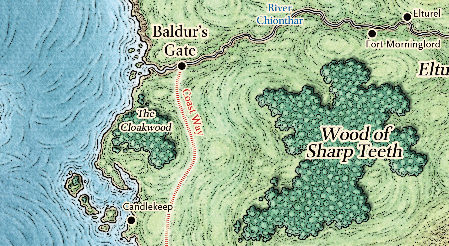 Forgotten Realms - The Coast Way