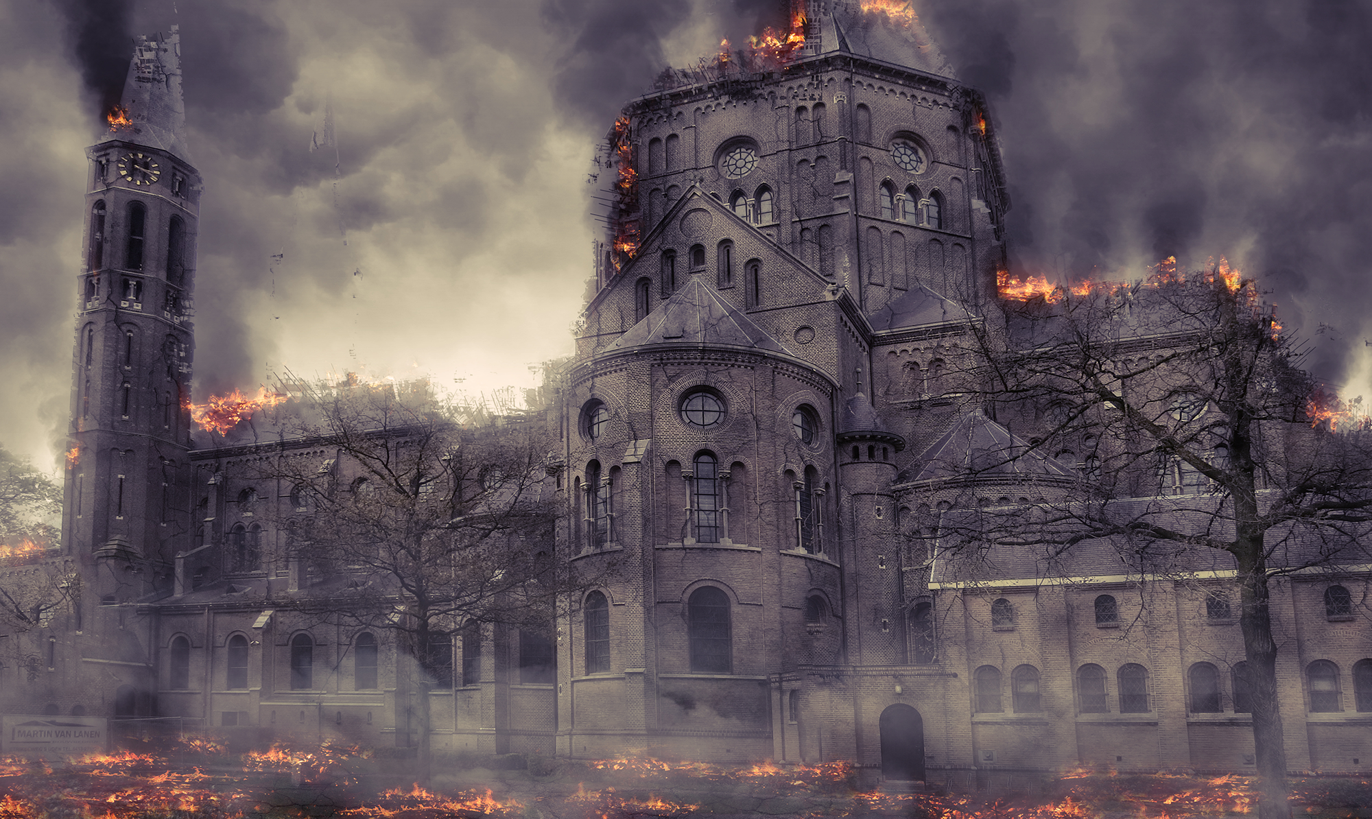 Burning Uden Church - Gert Jan Dergroot