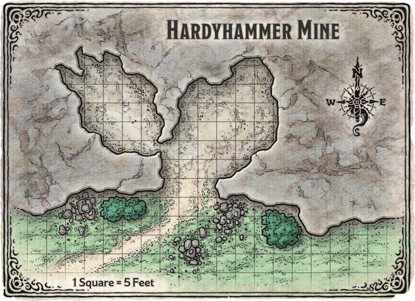 Hardyhammer Mine - The Shattered Obelisk (Wizards of the Coast)