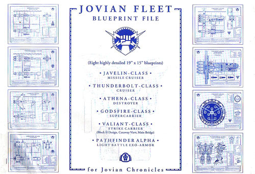 Jovian Chronicles: Jovian Fleet Blueprint File - Dream Pod 9