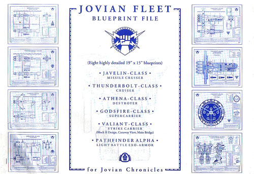 Jovian Chronicles: Jovian Fleet Blueprint File - Dream Pod 9